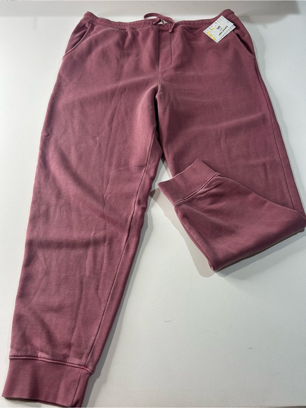 NWT LuLaRoe 3XL Boyfriend Dusty Rose Jogger Sweatpants
